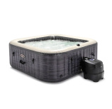 СПА-бассейн Intex PureSpa Greystone Deluxe 124/175х71 см с круговым пузырьковым массажем, хлоргенератор (28450)