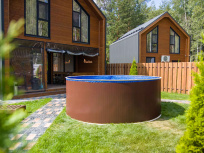 Стальной бассейн "Лагуна" 300х125 см (ТМ817)