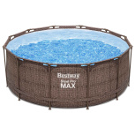 Каркасный бассейн "Ротанг" 366х122 см, без аксессуаров (Bestway 561JH)