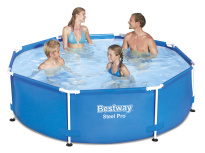 Каркасный бассейн Bestway Steel Pro 244х76 см + фильтр-насос 1249 л/ч (5614C)