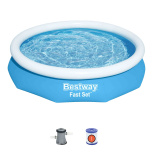 Бассейн надувной Bestway Fast Set Pools 305х66 см + фильтр-насос 1249 л/ч (57458 BW)
