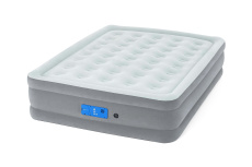 Надувная кровать AlwayzAire 152х203х46 см, встроенный насос 220V с автоподкачкой (Bestway 67706 BW)