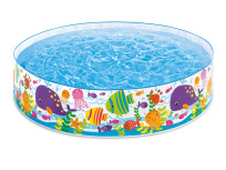 Детский бассейн 183х38 см "Подводный Мир" 958 л, от 3 лет (Intex 56452)