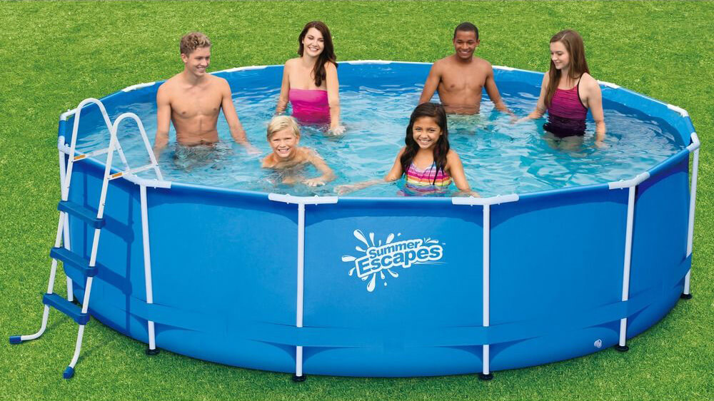 Каркасный бассейн Polygroup Summer Escapes 457х132 см + лестница ...
