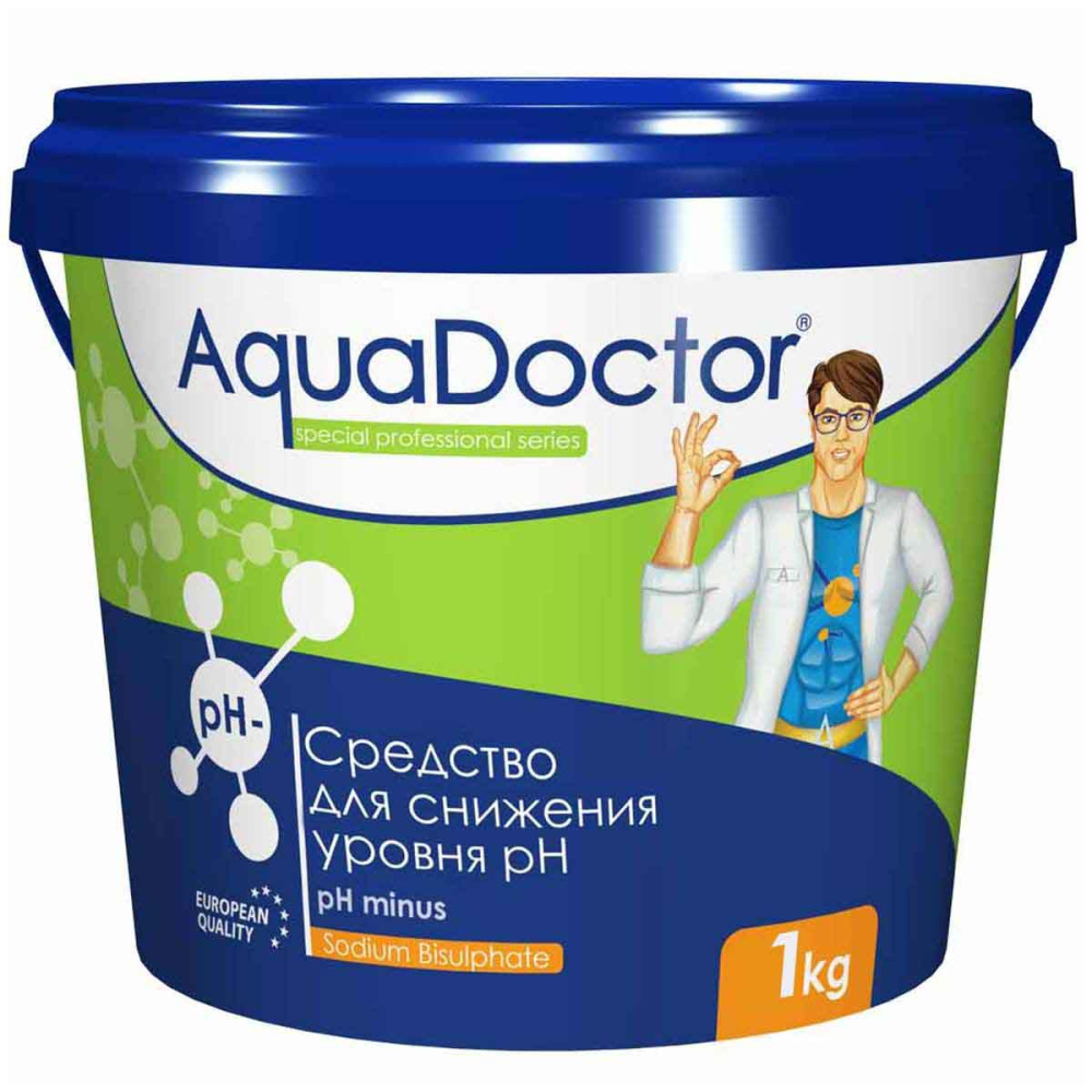 AquaDoctor pH Minus, 1 кг, средство для снижения уровня pH (16984) |  24intex.ru