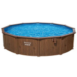 Стальной бассейн Bestway Hydrium Pool Set 549х130 см + песочный ф/насос 5678 л/ч, лестница, тент, подстилка (561CS BW)