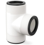 Т-образный тройник-соединитель для подключения шлангов 38 мм, 1 1/2" (10356)