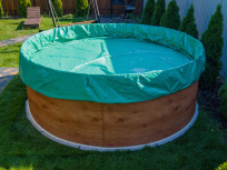 Тент защитный для зимней консервации 2,44-2,5 м, для бассейнов Лагуна (ТМ1165)