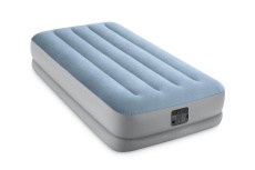 Надувная кровать Raised Comfort Airbed 99х191х36 см, встроенный насос 220V (Intex 64166)