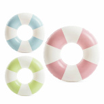 Надувной круг 91 см "Домик у моря", от 9 лет, 3 цвета (Intex 59271)