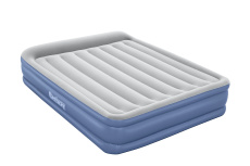 Надувная кровать Tritech 203x152x46 см, с подголовником, встроенный насос 220V (Bestway 67630 BW)