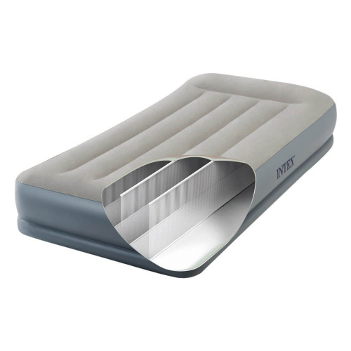 Надувная кровать Mid-Rice Airbed 99х191х30 см, встроенный насос 220V (Intex 64116) Надувная кровать Mid-Rice Airbed 99х191х30 см, встроенный насос 220V (Intex 64116)