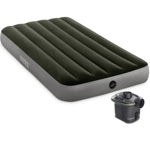 Надувной матрас Prestige Downy Airbed Fiber-Tech 99х191х25 см, с насосом на батарейках (Intex 64777) Надувной матрас Prestige Downy Airbed Fiber-Tech 99х191х25 см, с насосом на батарейках (Intex 64777)