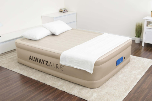 Надувная кровать AlwayzAire Fortech 152х203х51 см, встроенный насос 220V с автоподкачкой (Bestway 69037 BW) Надувная кровать AlwayzAire Fortech 152х203х51 см, встроенный насос 220V с автоподкачкой (Bestway 69037 BW)