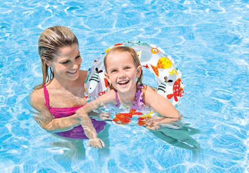 Надувной круг, 51 см, от 3 до 6 лет (Intex 59230)