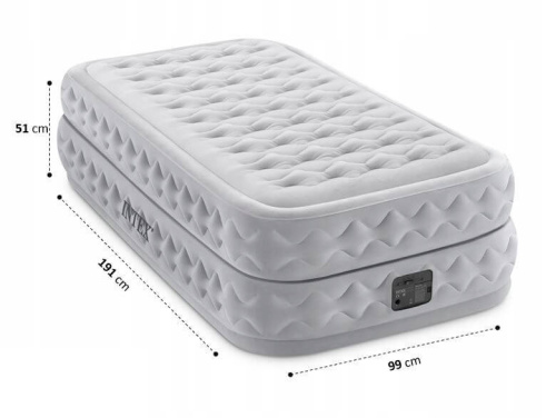 Надувная кровать Dura-Beam Plus Series 99х191х51 см, встроенный насос 220V (Intex 64488) Надувная кровать Dura-Beam Plus Series 99х191х51 см, встроенный насос 220V (Intex 64488)