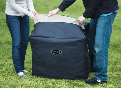 СПА-бассейн Intex Jet&Bubble Deluxe 168/218х71 см, восьмигранный, гидромассаж+пузырьк., хлорогенератор (28456)