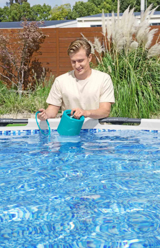 Набор для чистки бассейна (ручка 279 см, скиммер, сачок, вакуумный очиститель) (Bestway 58237 BW)