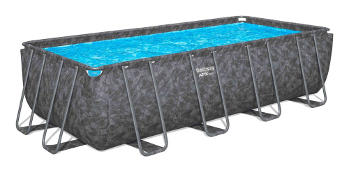 Каркасный бассейн Bestway APX 365, 549х274х132 см + песочный фильтр-насос 6056 л/ч, тент, лестница, наполнитель Polysphere (561KA BW)