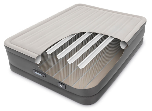 Надувная кровать PremAire 152х203х46 см, встроенный насос 220V (Intex 64770)