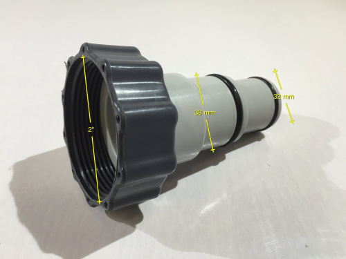 Переходник "А" для подключения шланга 32 мм на резьбовое соединение (Intex 10849)