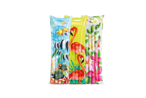 Надувной матрас для плавания 183х69 см, 3 вида (Intex 59720)