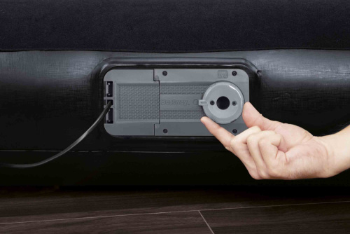 Надувной матрас Tritech 203x152x30 см, с подголовником и встроенным насосом (Bestway 67464 BW)