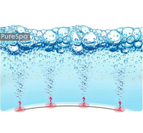 СПА-бассейн Intex PureSpa Greystone Deluxe 124/175х71 см с круговым пузырьковым массажем, хлоргенератор (28450)