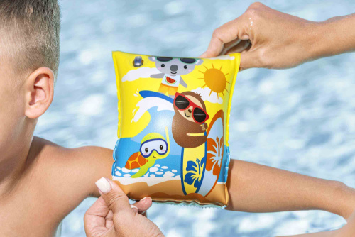 Нарукавники для плавания 23х15 см "Животные", 3-6 лет (Bestway 32042 BW)