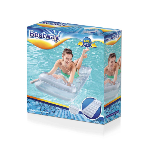 Надувной матрас для плавания 188х71 см с подушкой (Bestway 43024 BW)