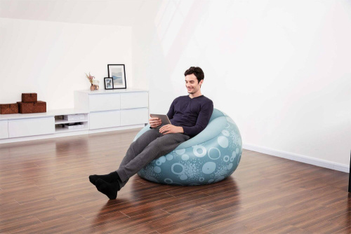 Кресло надувное Inflate-A-Chair 112х112х66 см (Bestway 75052 BW)
