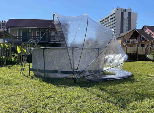 Купол-тент для бассейна, диаметр 5,5 м (Pool tent 5,5)