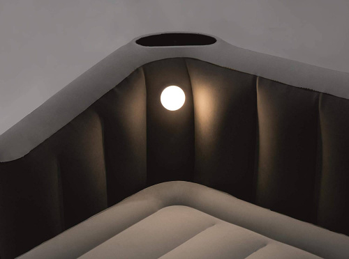 Надувная кровать Tritech Fullsleep Wingback 196х233х80 см, встроенный насос 220V (Bestway 67620 BW)