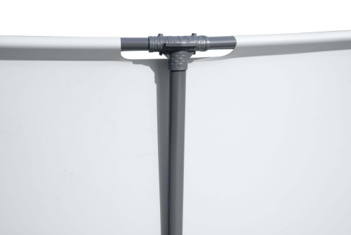 Каркасный бассейн Bestway 549х122 см + фильтр-насос 5678 л/ч, тент, лестница (56462 BW)