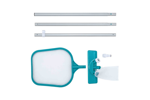 Набор для чистки бассейна (сачок, вакуумная насадка с мешком, ручка 167 см) (Bestway 58013 BW)