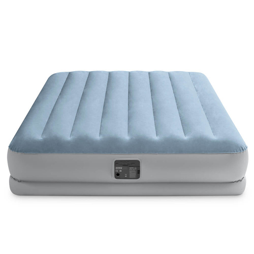 Надувная кровать Raised Comfort Airbed 152х203х36 см, встроенный насос 220V (Intex 64168)