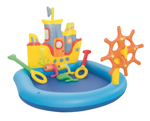 Игровой центр "Кораблик" 140х130х104 см, 84 л, от 2 лет (Bestway 52211)