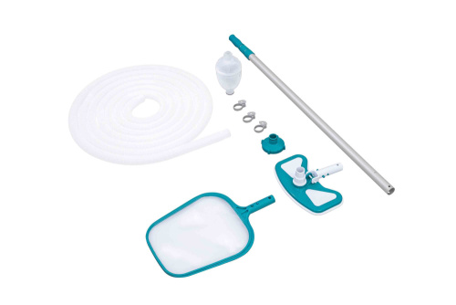 Набор для чистки бассейна (ручка 279 см, сачок, вакуумный очиститель) (Bestway 58234 BW)