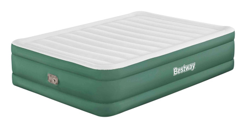 Надувная кровать ToughLite TPU 152х203х46 см, встроенный насос 220V (Bestway 69646 BW)