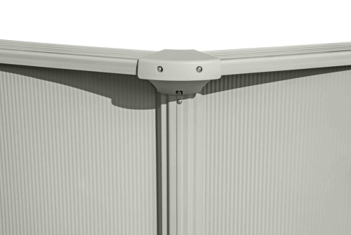 Стальной бассейн Bestway Hydrium Pool Set 300х120 см + песочный ф/насос 3028 л/ч, лестница, тент, подстилка (56566 BW)