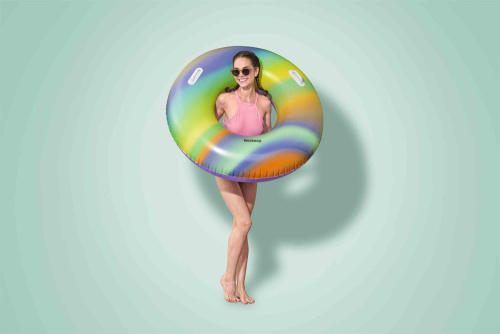 Надувной круг 119 см "Радуга" от 12 лет (Bestway 36352 BW) 