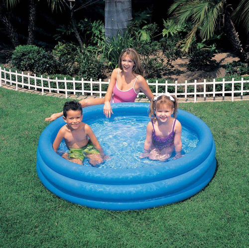 Детский надувной бассейн 147х33 см "Кристалл" 330 л, от 2 лет (Intex 58426)