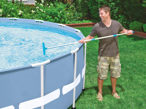 Щетка для чистки стенок и дна бассейна, 25 см, под держатель 29054 (Intex 29052)