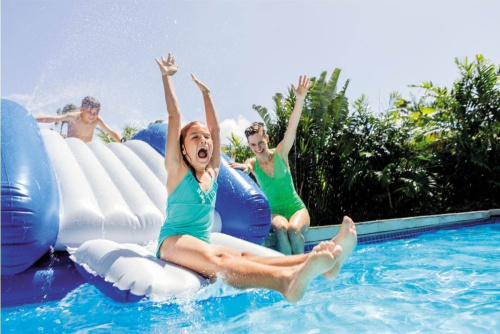 Надувная водная горка, 333х206х117 см (Intex 58849)