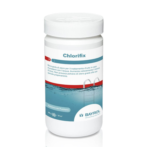 Хлорификс (ChloriFix), 1 кг банка, гранулы, быстрорастворимый хлор для ударной дезинфекции воды, Bayrol (4533111) Хлорификс (ChloriFix), 1 кг банка, гранулы, быстрорастворимый хлор для ударной дезинфекции воды, Bayrol (4533111)