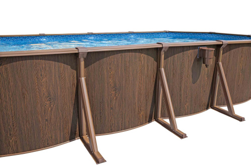 Стальной бассейн Bestway Hydrium Pool Set 732х366х132 см + песочный ф/насос 5678 л/ч, лестница, тент, подстилка (561CW BW)