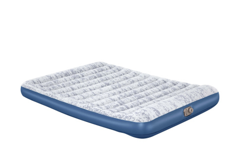 Надувной матрас Tritech 203x152x30 см, с подголовником, встроенный насос 220V (Bestway 67836 BW)