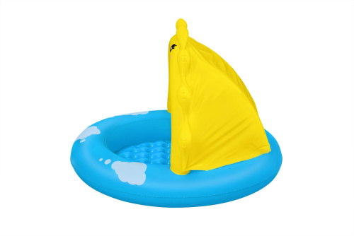 Детский надувной бассейн 101x97x71 см "Солнечные дни" с навесом , 26 л, от 2 лет (Bestway 52637 BW)