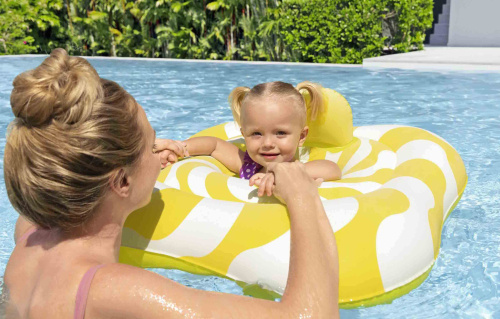 Надувные водные ходунки 79x79 см "Волнистый квадрат", 1-2 года (Bestway 32298 BW)