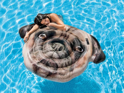 Надувной плотик "Мопс" 173х130 см (Intex 58785)